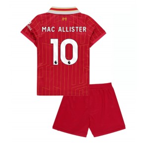 Liverpool Alexis Mac Allister #10 Hemmakläder Barn 2024-25 Kortärmad (+ Korta byxor)